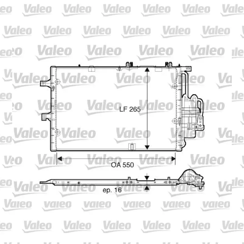 Klima Radyatörü VALEO 817610 – Opel Corsa / Combo