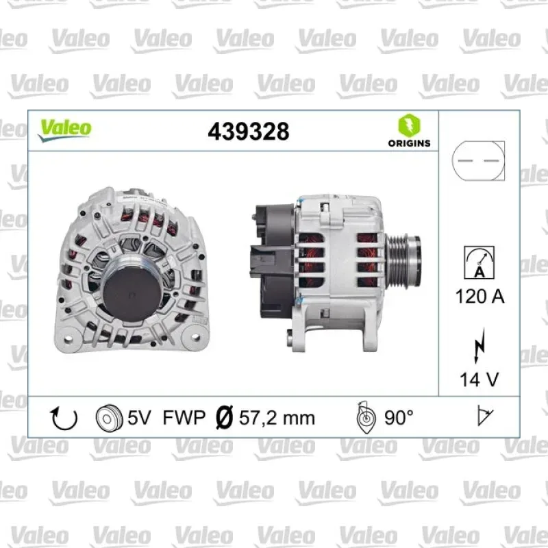 Alternatör VALEO 439328