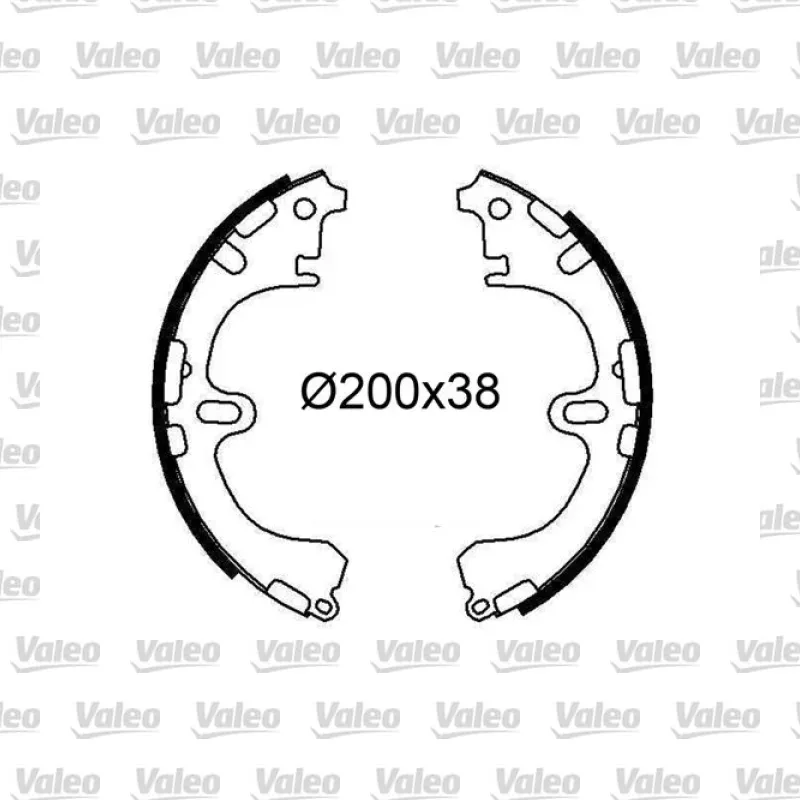 Fren Pabuçlu Balata Arka VALEO 564249 – Toyota Corolla