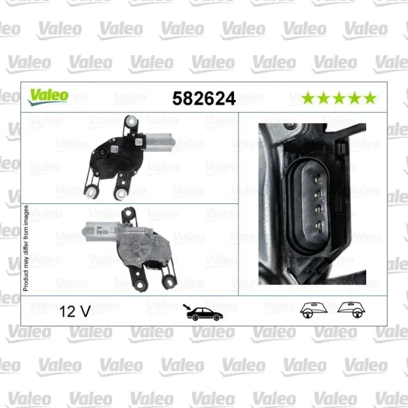Silecek Mekanizma Motoru Arka VALEO 582624