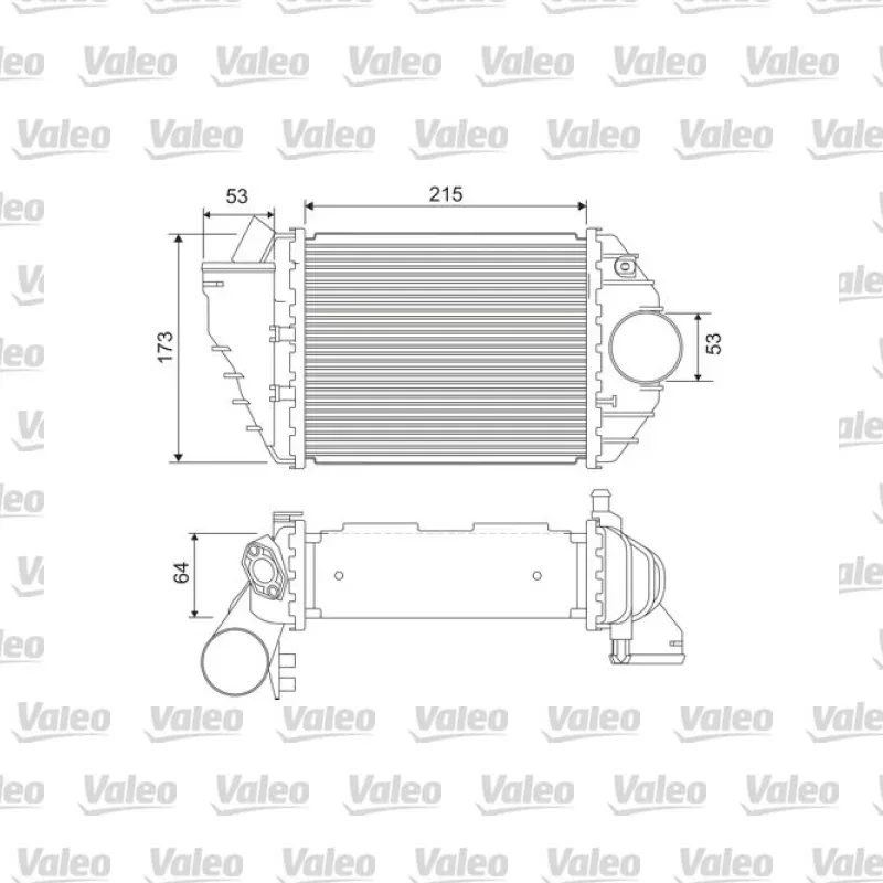 Turbo Radyatörü VALEO 818827