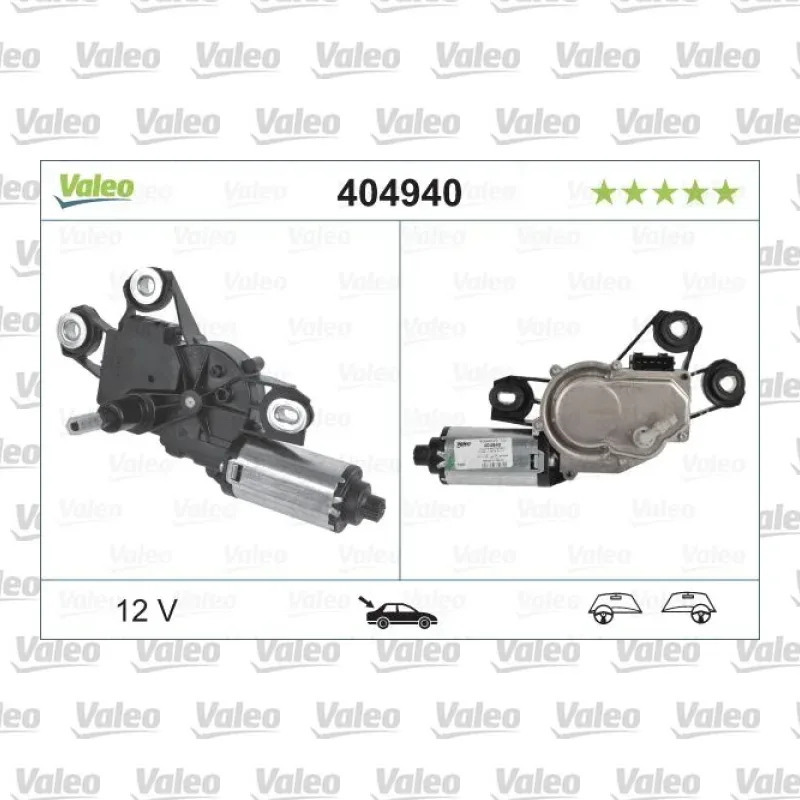 Silecek Mekanizma Motoru Arka VALEO 404940 – Volkswagen Transporter