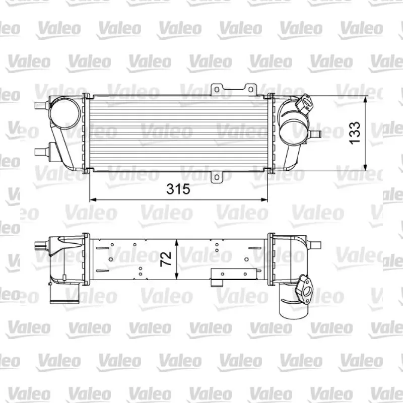 Turbo Radyatörü VALEO 818361 – Hyundai i30 1.6 CRDi / 2.0 CRDi