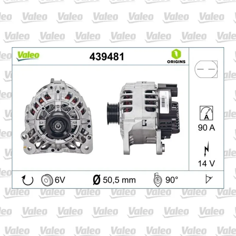 Alternatör VALEO 439481