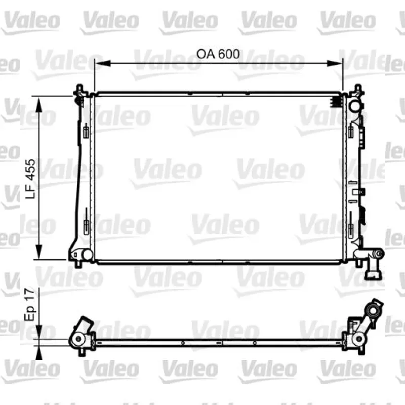 Su Radyatörü VALEO 735564 – Hyundai / Kia
