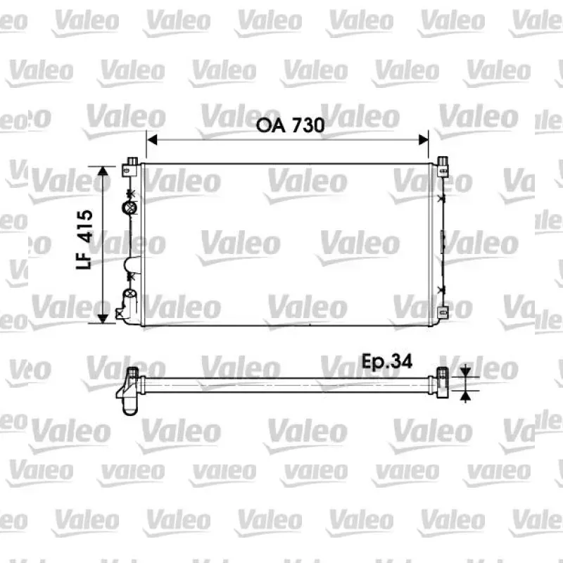Su Radyatörü VALEO 732918 – Renault Master