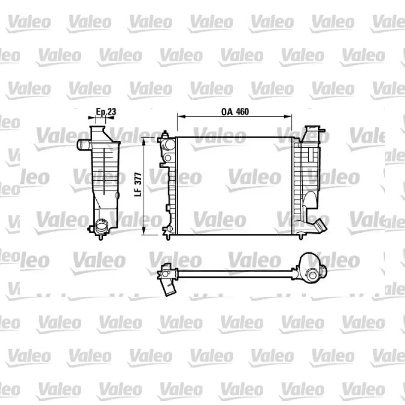 Su Radyatörü VALEO 732534 – Peugeot / Citroen