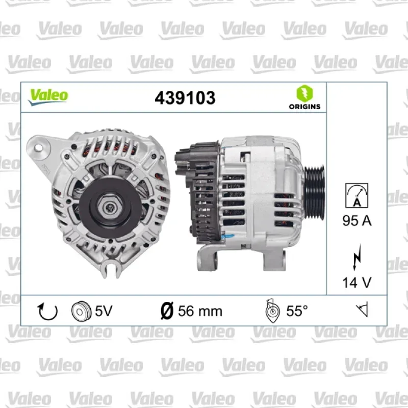 Alternatör VALEO 439103 – Peugeot / Citroen