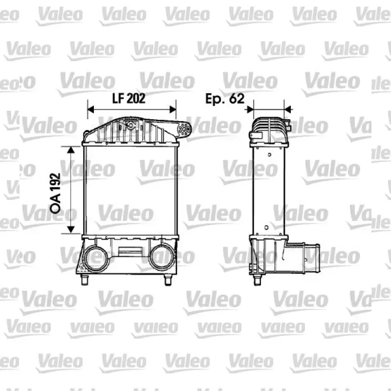 Fiat Punto 1.7 TD Turbo Radyatörü – VALEO 817884