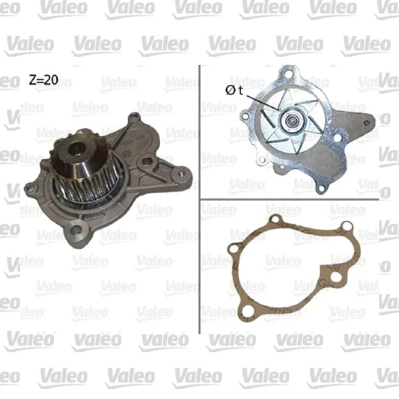 Devirdaim Su Pompası VALEO 506922 – Hyundai / Kia
