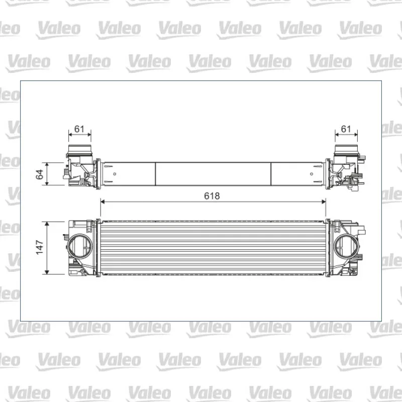 Turbo Radyatörü VALEO 822931 – Volvo XC40