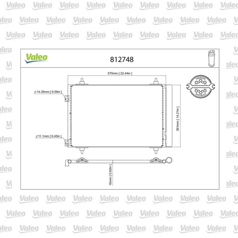 Klima Radyatörü VALEO 812748
