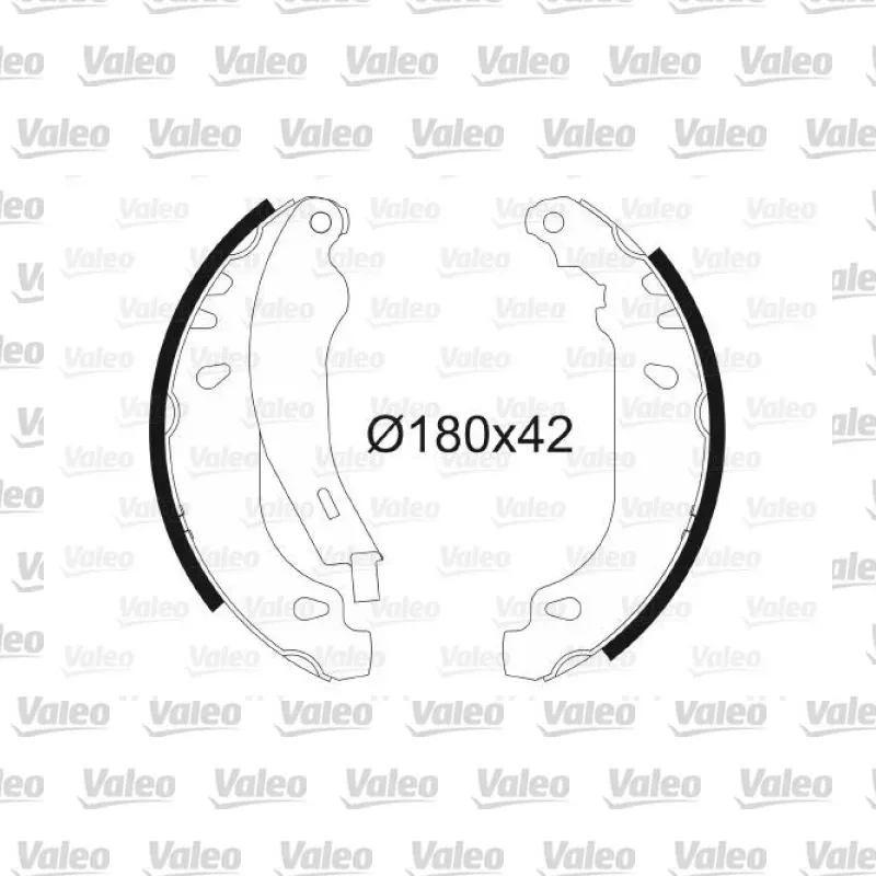 Fren Pabuçlu Balata Arka VALEO 562040 – Renault Clio / Twingo