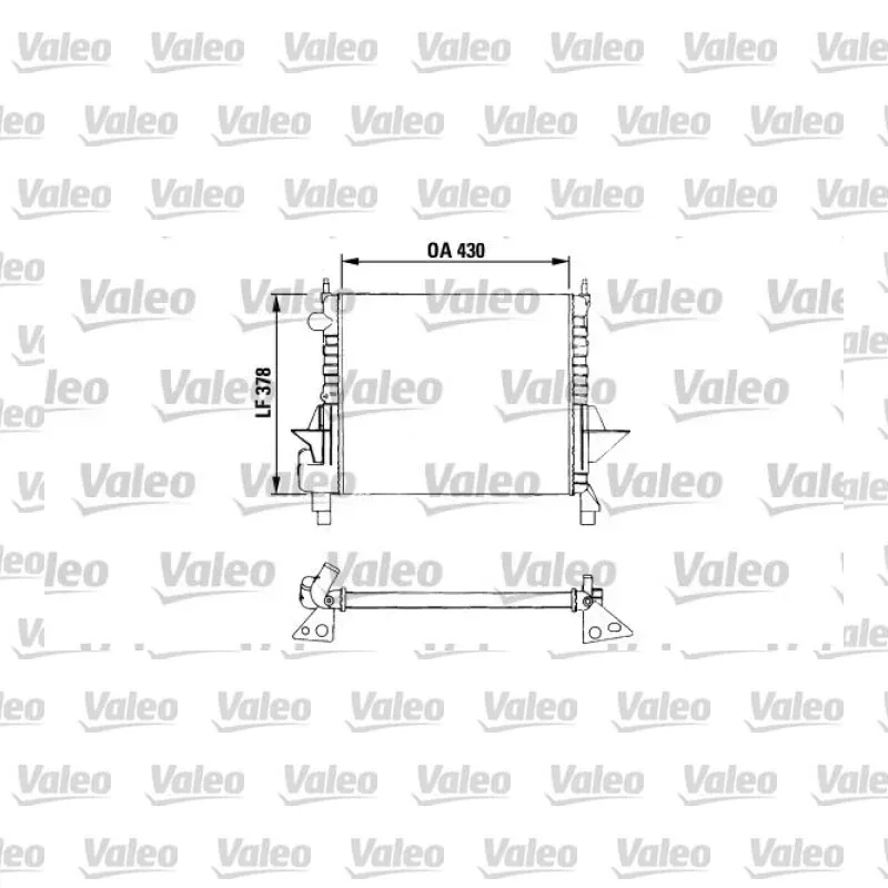 Renault Twingo 1.2 Su Radyatörü – VALEO 730633