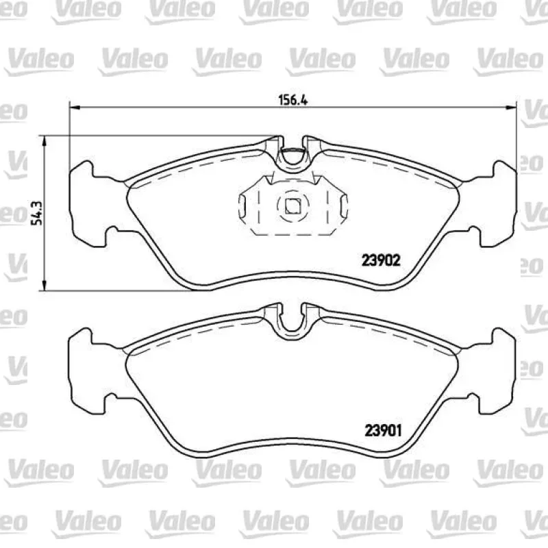 Fren Disk Balata Arka VALEO 671741 – Mercedes-Benz Sprinter