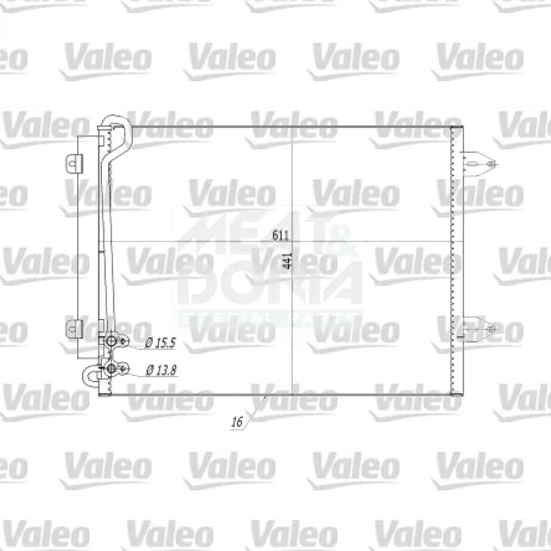 Klima Radyatörü VALEO 860121 – Volkswagen Passat / CC