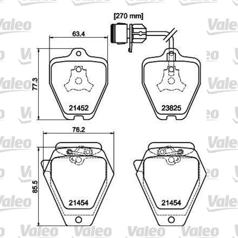 Fren Disk Balata Ön VALEO 671897 – Audi A8