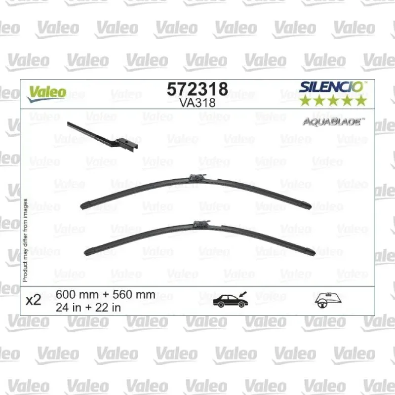 Silecek Süpürgesi Ön VALEO 572318 – Mercedes-Benz S 500 / S 400
