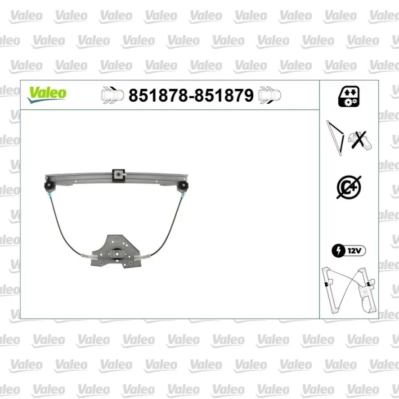 Cam Krikosu Ön Sol VALEO 851878 – Renault Clio / Thalia