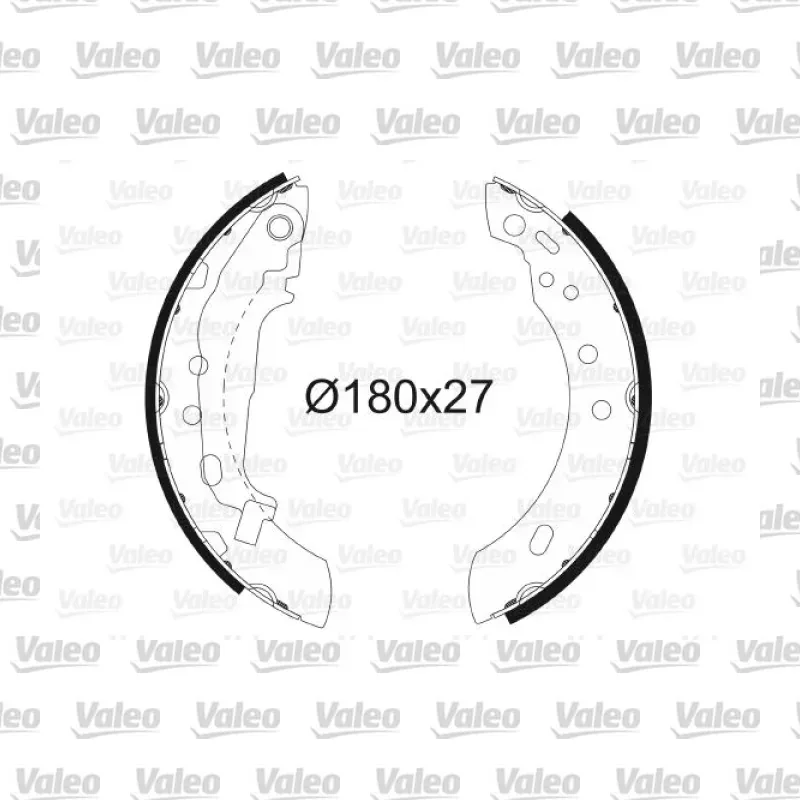 Fren Pabuçlu Balata Arka VALEO 562597 – Nissan Micra 1.0 i 16V / 1.3 i 16V