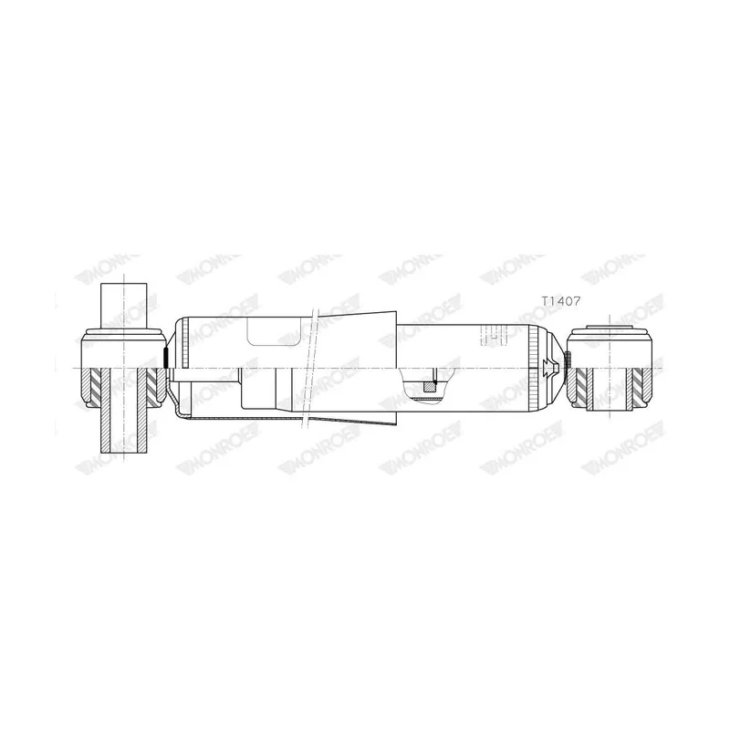 Ön Amortisör MONROE T1407 – Scania G / R / S
