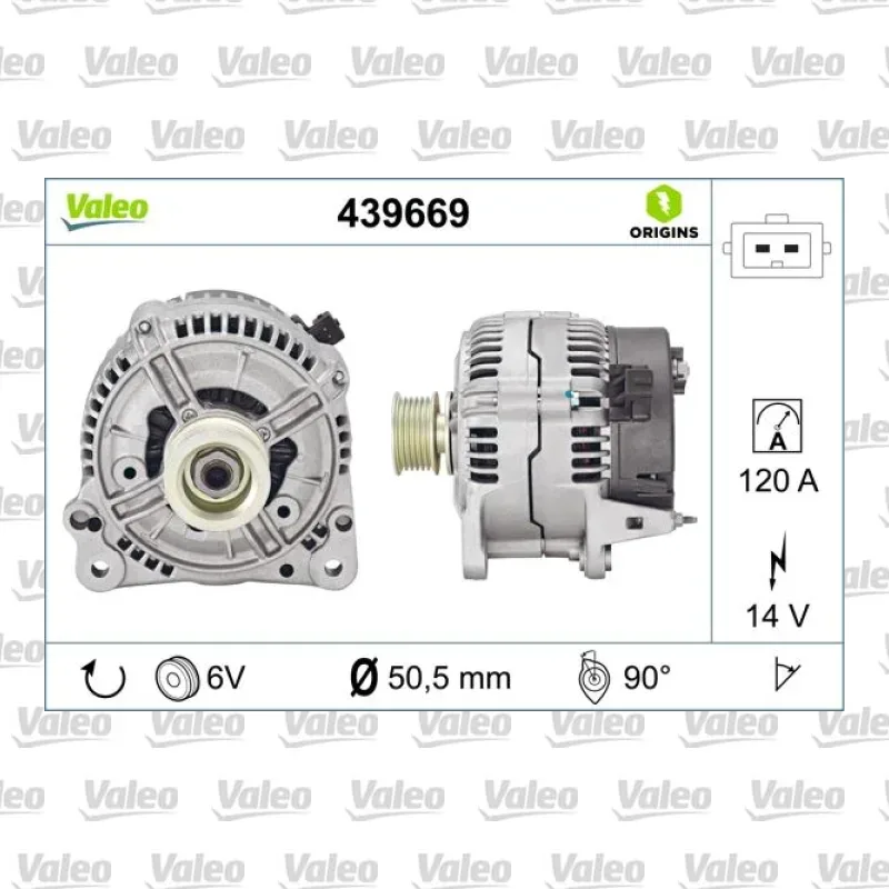 Alternatör VALEO 439669 – Volkswagen / Seat