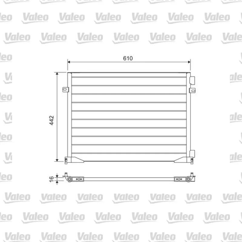 Klima Radyatörü VALEO 817644 – Renault / Opel