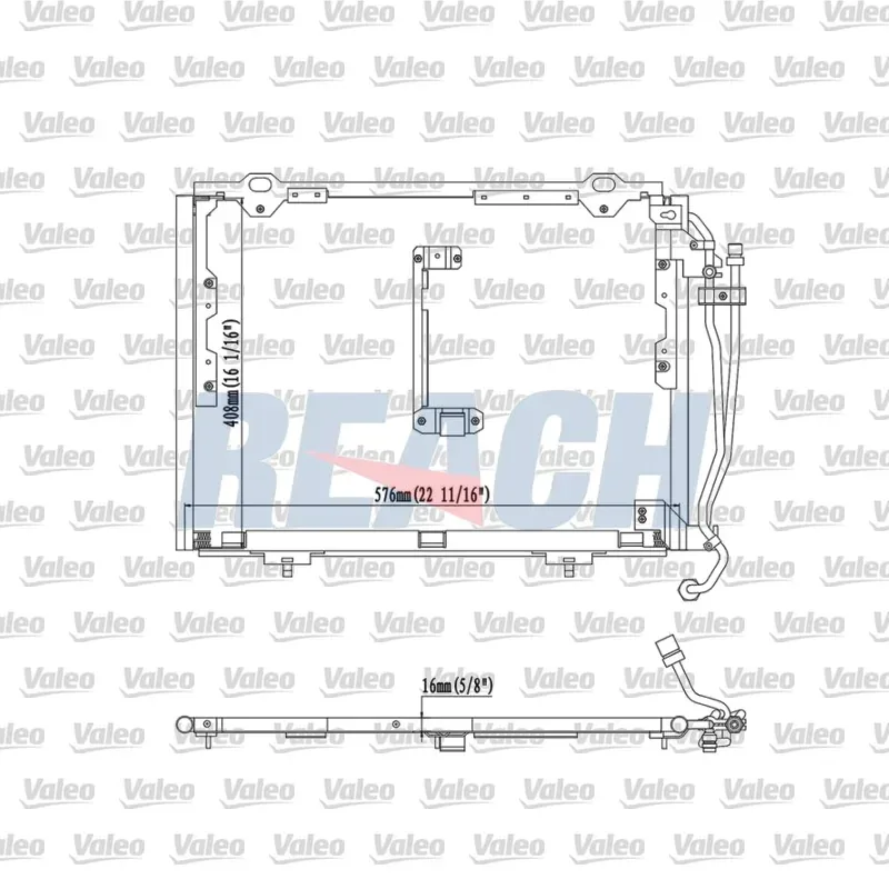 Klima Radyatörü VALEO 817563 – Mercedes-Benz C 200