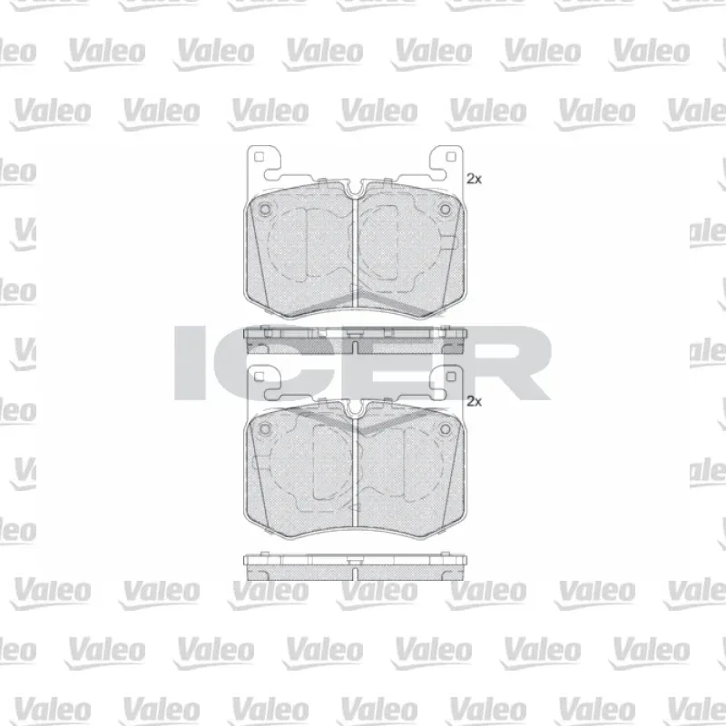 Land Rover Range Rover Velar 5.0 Arka Fren Balatası – VALEO 672012