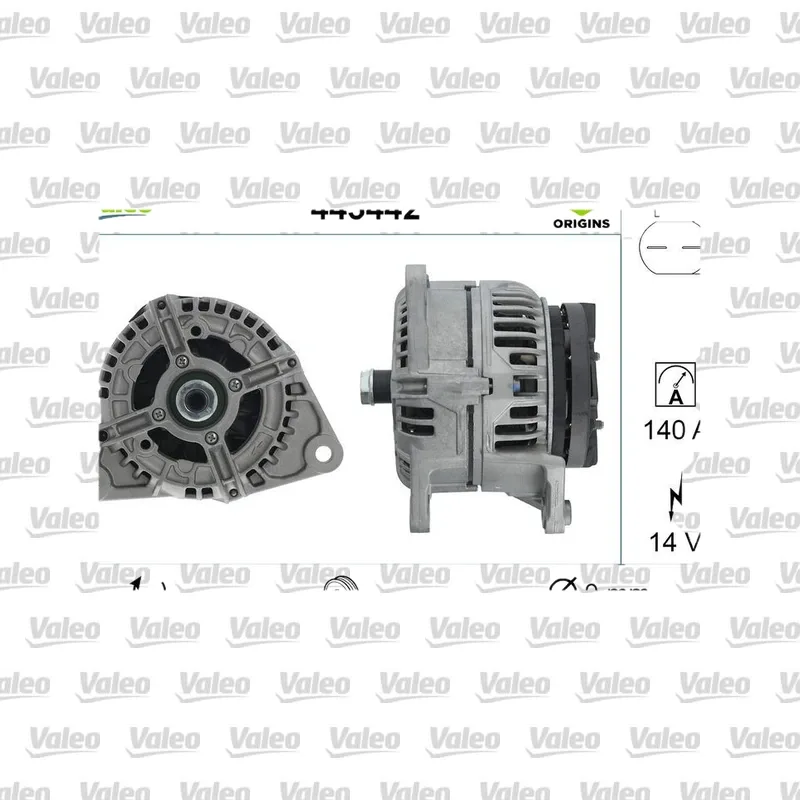 Alternatör VALEO 443442
