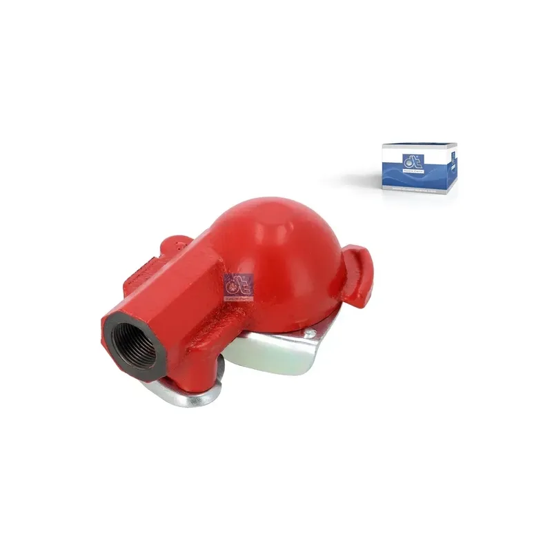 Valfli Kırmızı Kaplin Başı DT Spare Parts 9.72007 – Mercedes-Benz ACTROS / ATEGO / AXOR