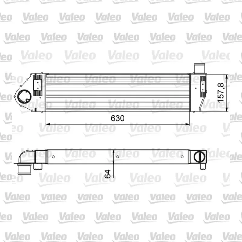 Turbo Radyatörü VALEO 818621 – Renault Megane / Scenic