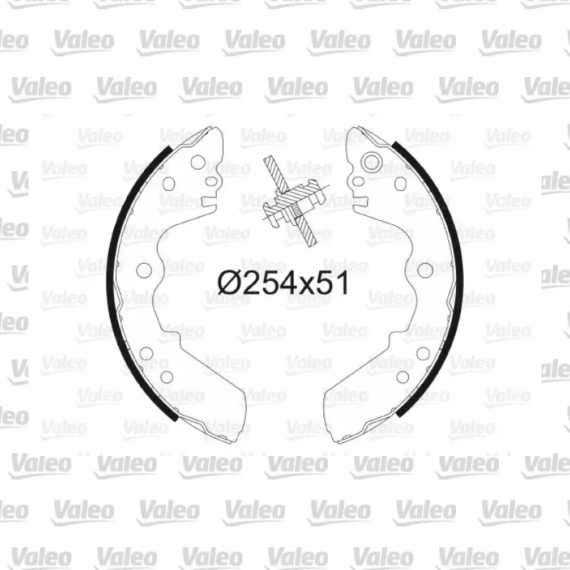 Fren Pabuçlu Balata Arka VALEO 562598 – Opel Frontera