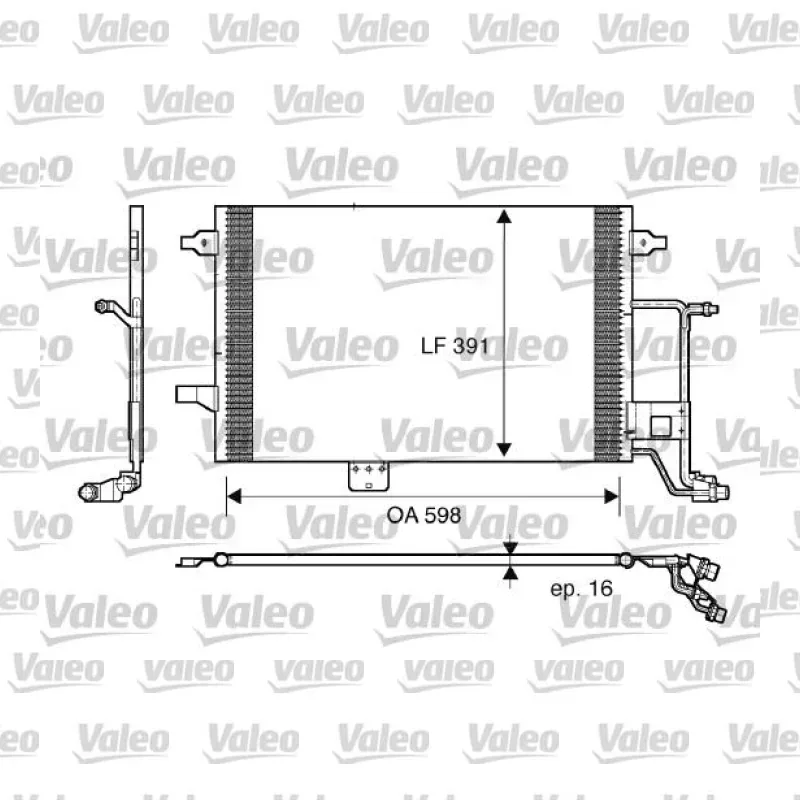 Klima Radyatörü VALEO 817665 – Audi A6