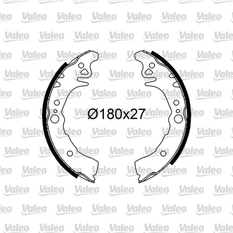 Fren Pabuçlu Balata Arka VALEO 564242 – Toyota Yaris 1.4 D-4D / 1.5