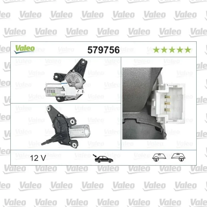 Silecek Mekanizma Motoru Arka VALEO 579756 – Renault Megane / Scenic