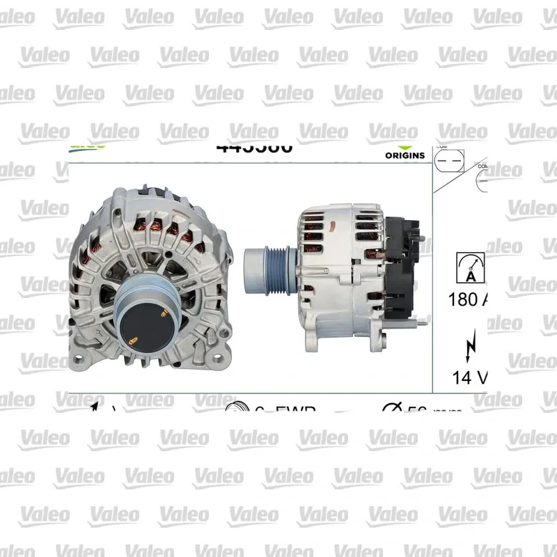 Volkswagen Transporter 2.0 TDI Alternatör – VALEO 443386