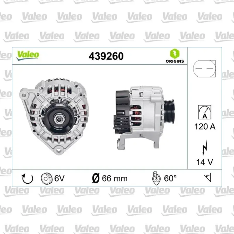 Alternatör VALEO 439260