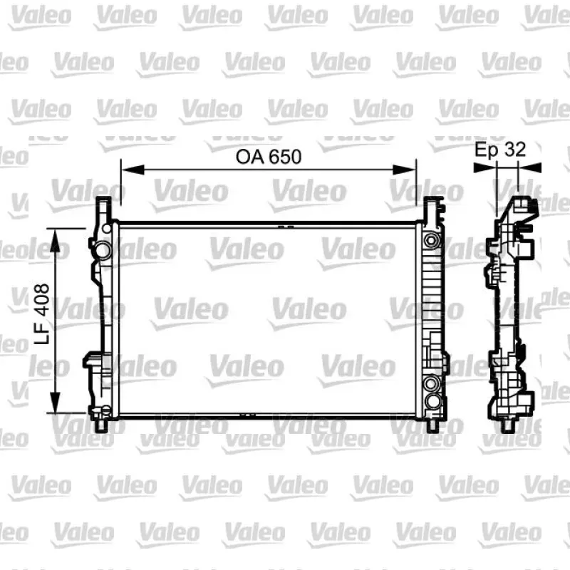 Su Radyatörü VALEO 734379 – Mercedes-Benz A 180