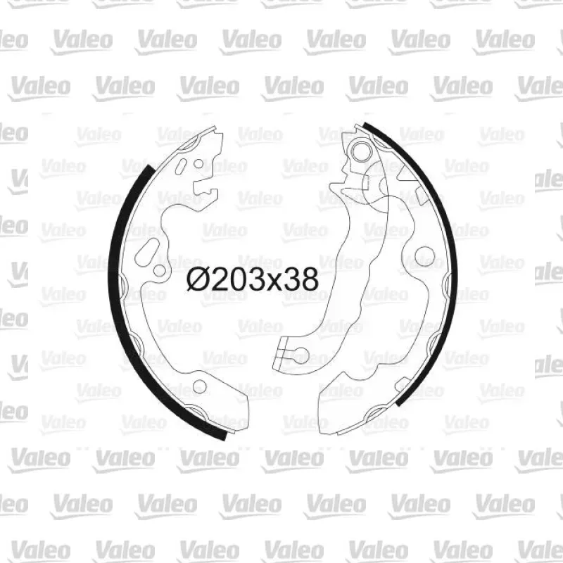 Fren Pabuçlu Balata Arka VALEO 562648 – Ford Focus