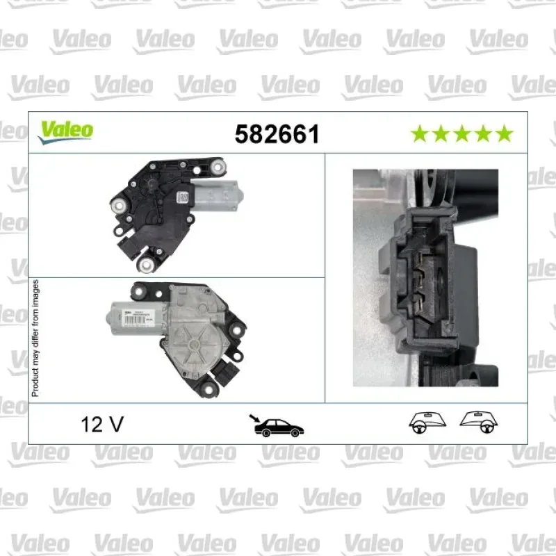 Silecek Mekanizma Motoru Arka VALEO 582661 – Mercedes-Benz C 200