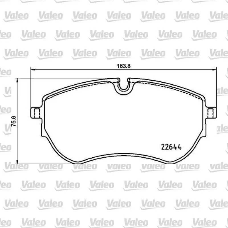 Fren Disk Balata Ön VALEO 671137 – Volkswagen Amarok