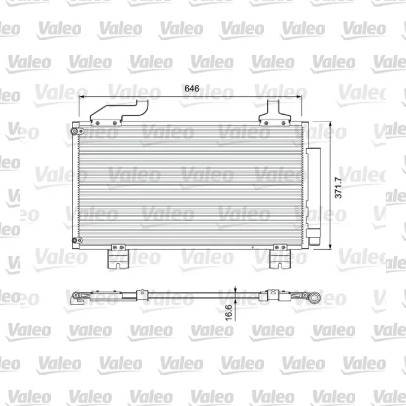 Klima Radyatörü VALEO 814417 – Honda Accord