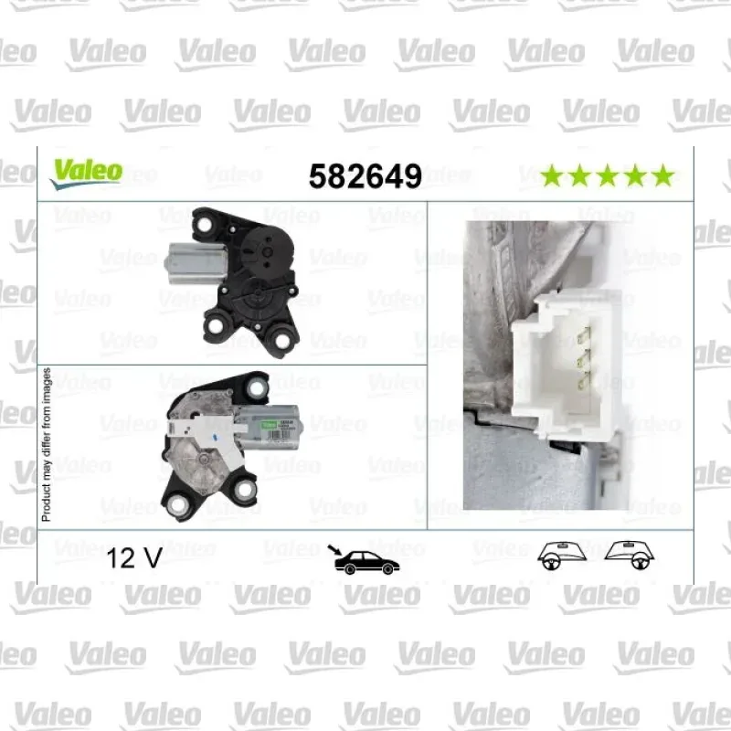 Silecek Mekanizma Motoru Arka VALEO 582649