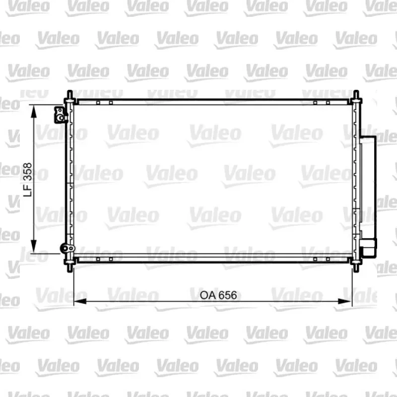 Klima Radyatörü VALEO 814242 – Honda Accord 2.0 / 2.4