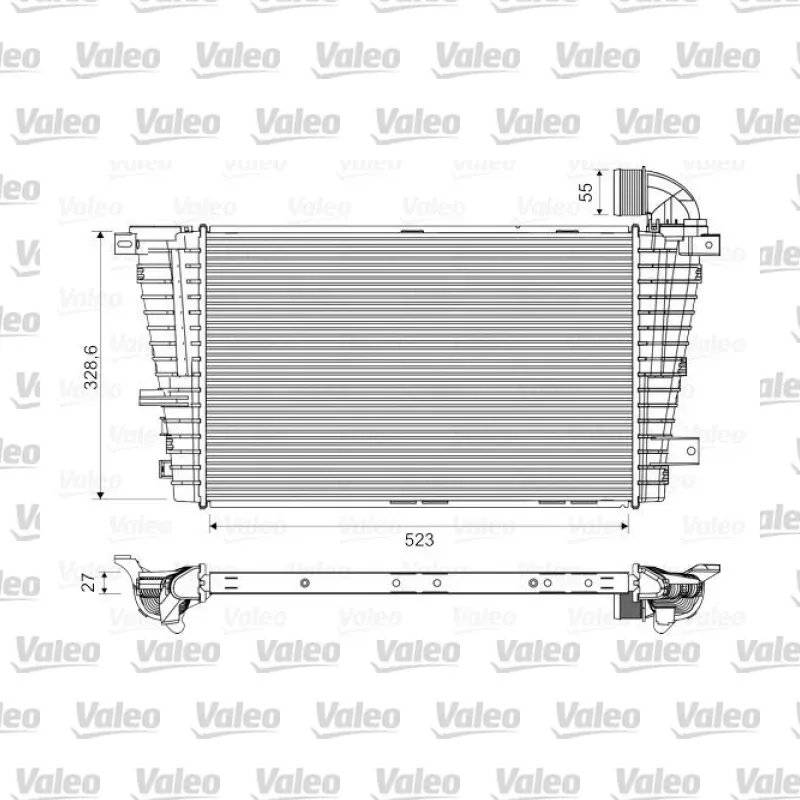 Turbo Radyatörü VALEO 818614 – Opel Astra