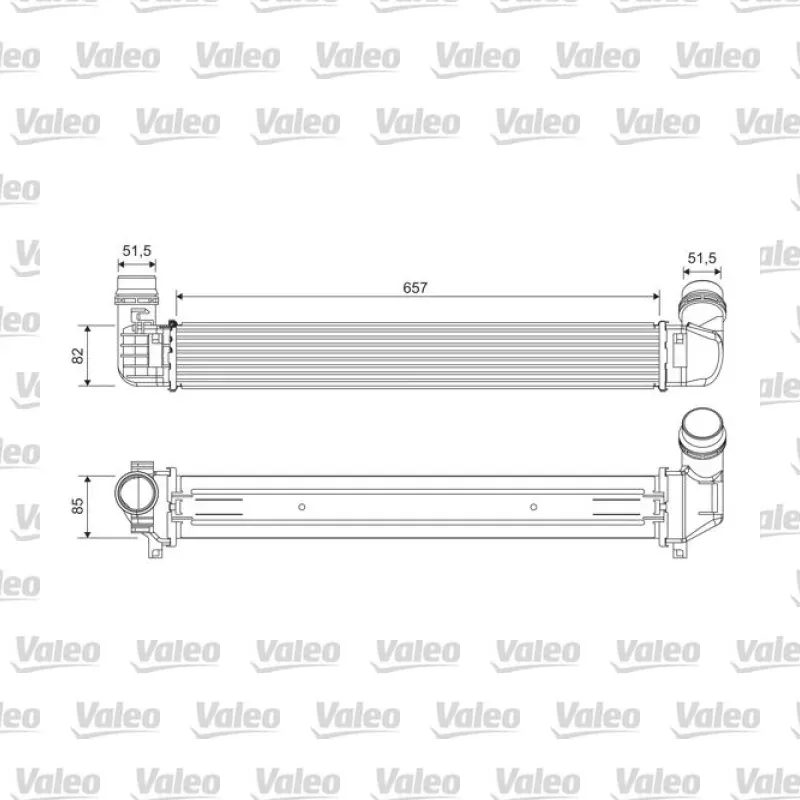 Turbo Radyatörü VALEO 818389 – Renault Megane / Fluence