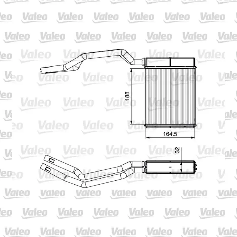 Kalorifer Radyatörü VALEO 812367 – Ford / Volvo