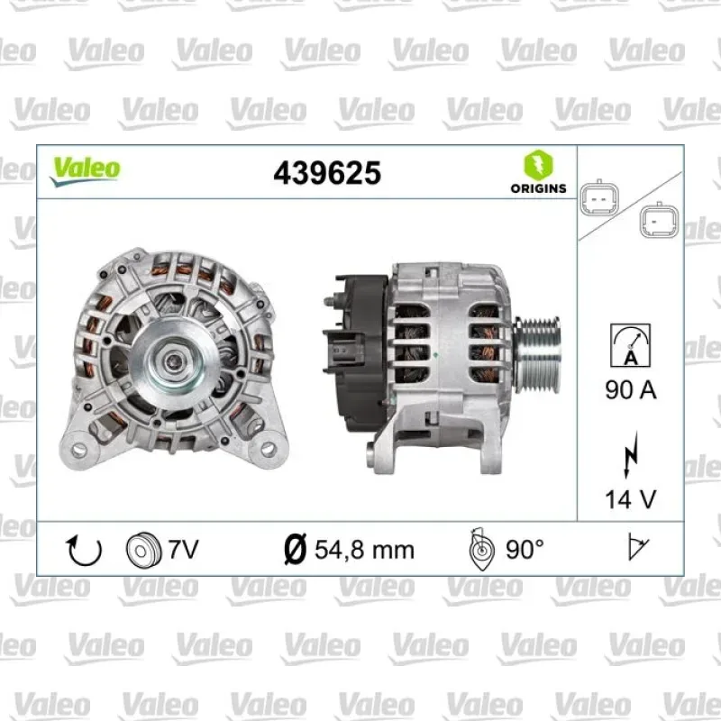 Alternatör VALEO 439625 – Renault Clio