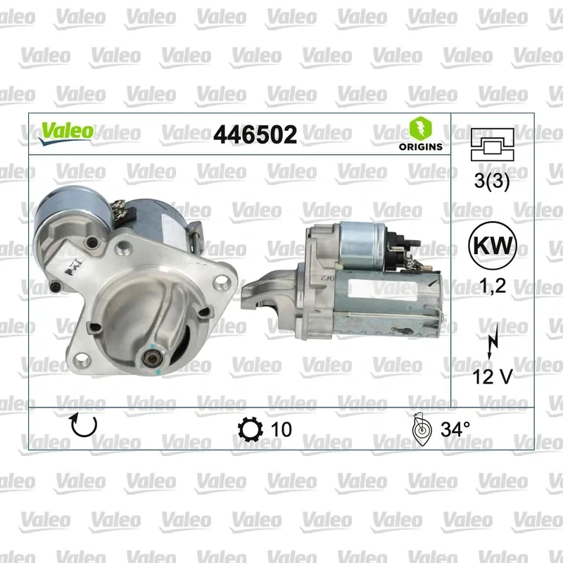 Marş Dinamosu VALEO 446502 – Ford / Volvo